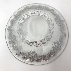 Vintage silver overlay bowl